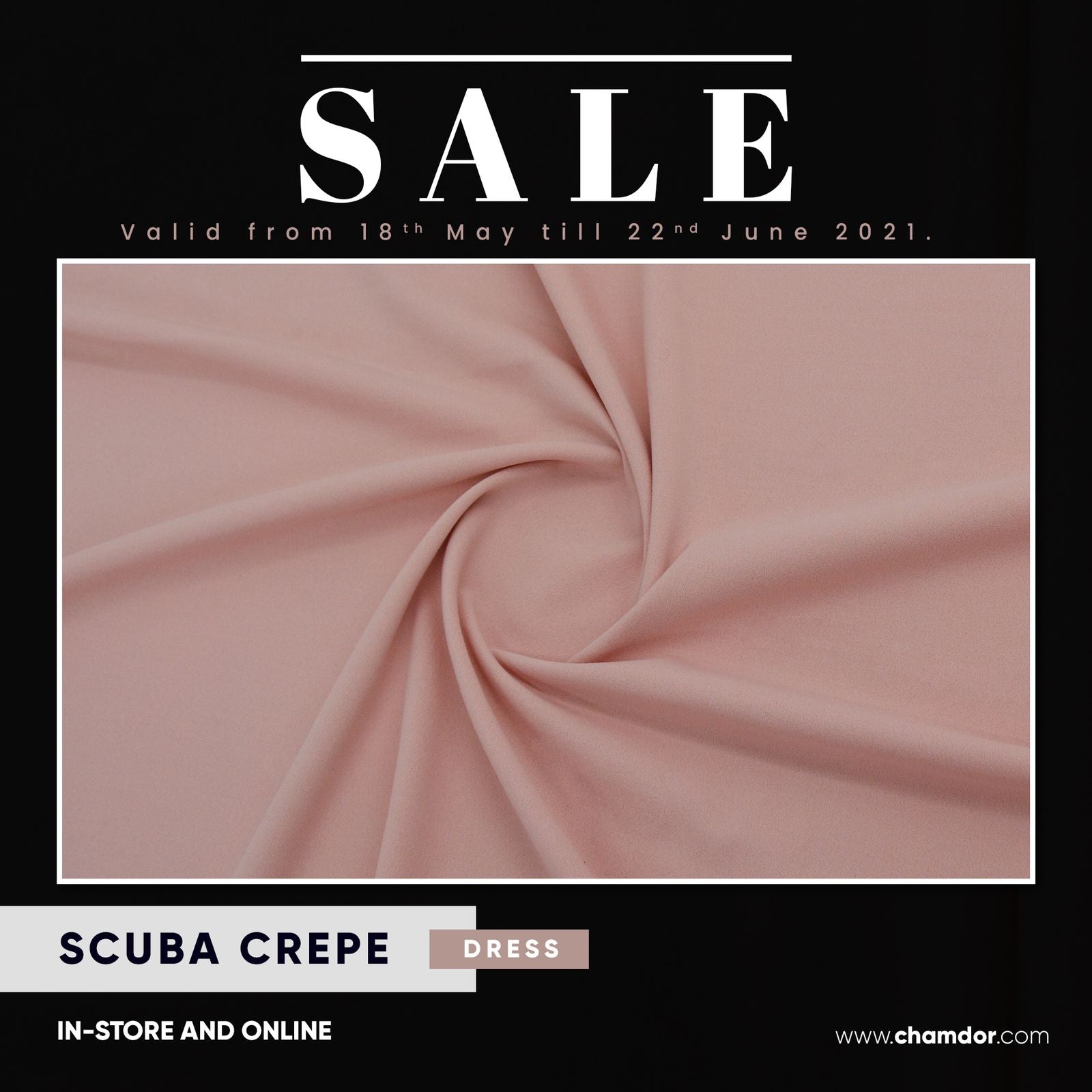 Plain Scuba Crepe - SALE
