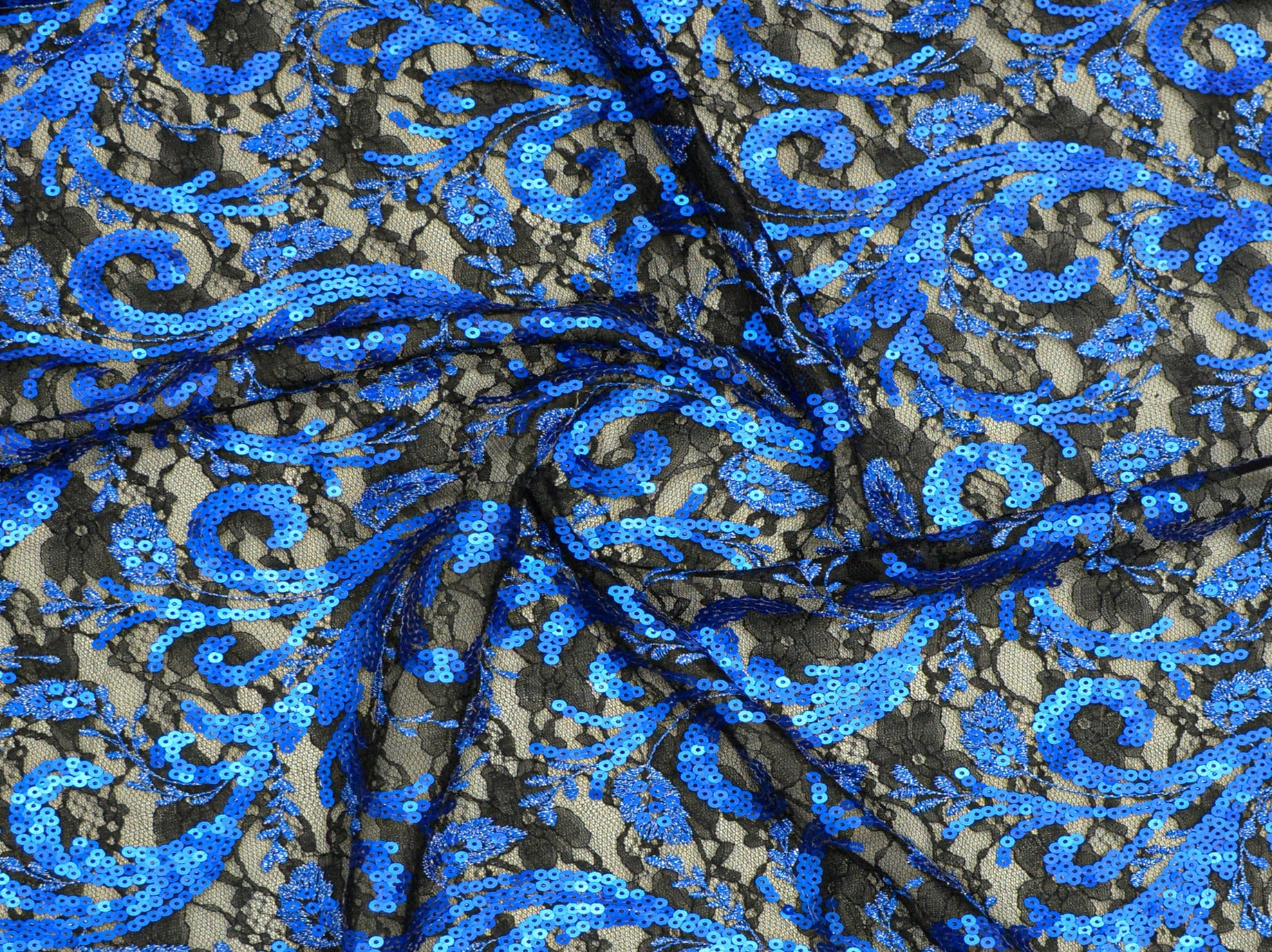 Sequins Embroidered Tulle