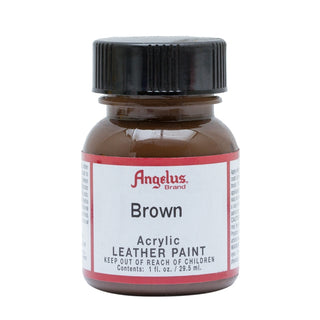 29.5ml Acrylic Leather Paint Brown