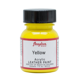 29.5ml Acrylic Leather Paint Yellow
