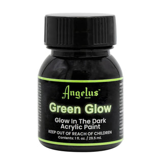 29.5ml Acrylic Leather Paint Green Glow