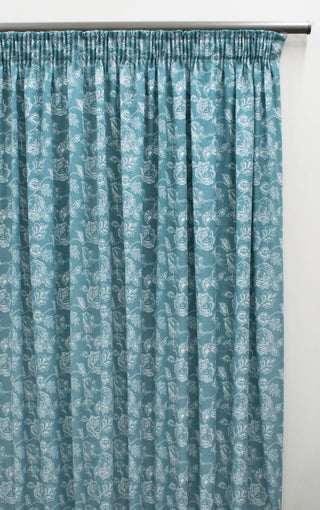 225X218cm Olivia Taped Lined Curtain