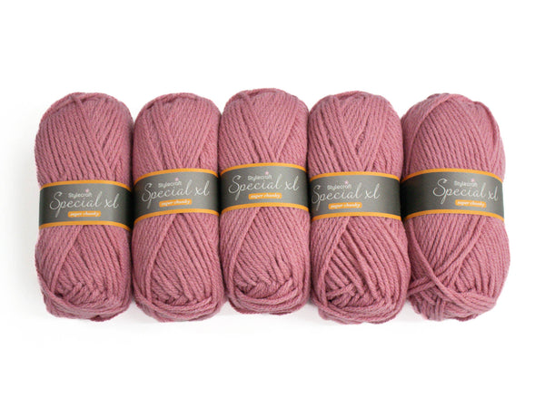 200g 5PC StyleCraft Special XL Super Chunky Pale Rose