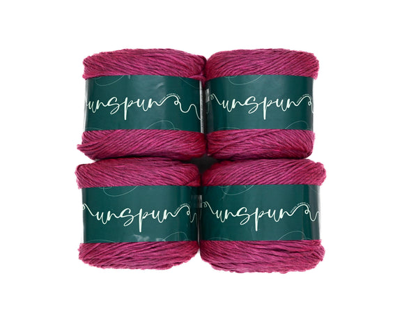 200G 4Pc Unspun Raspberry