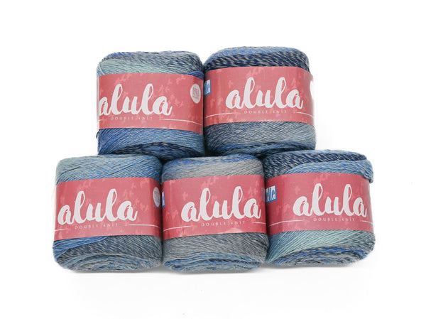 200g 5PC Alula Wool Blue Crane