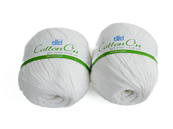 250G 2Pc Cotton On White