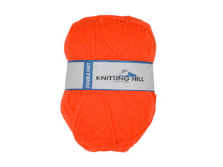 100G Knitting Hill Double Knit Neon Orange