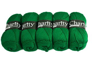 100G 5Pc Charity Dk Wool Emerald