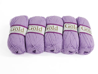 100G 5Pc Pure Gold Dk Lilac