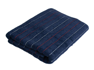 70x140cm Luxury Rib Bath Towel Navy R18022-2
