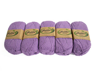 100G 5Pc Habba Wool Lilac