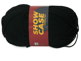100G SHowcase Double Knit Wool Black