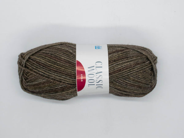 100g Classic Wool Aran Print Tobacco