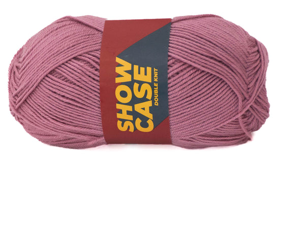 100G SHowcase Double Knit Wool Pearl Rose