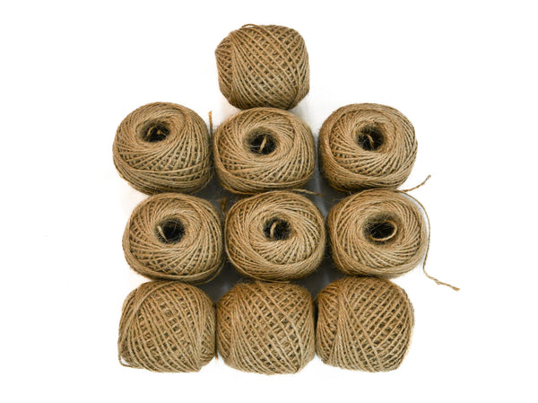 10PC ±100Grams  100% Natural Jute Ball