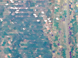 130cm Mother of Pearl Sequins Tulle BF647-4
