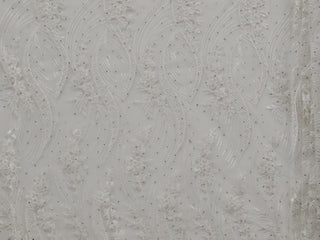 120cm Indo Embroidered Diamond Tulle BF662-2