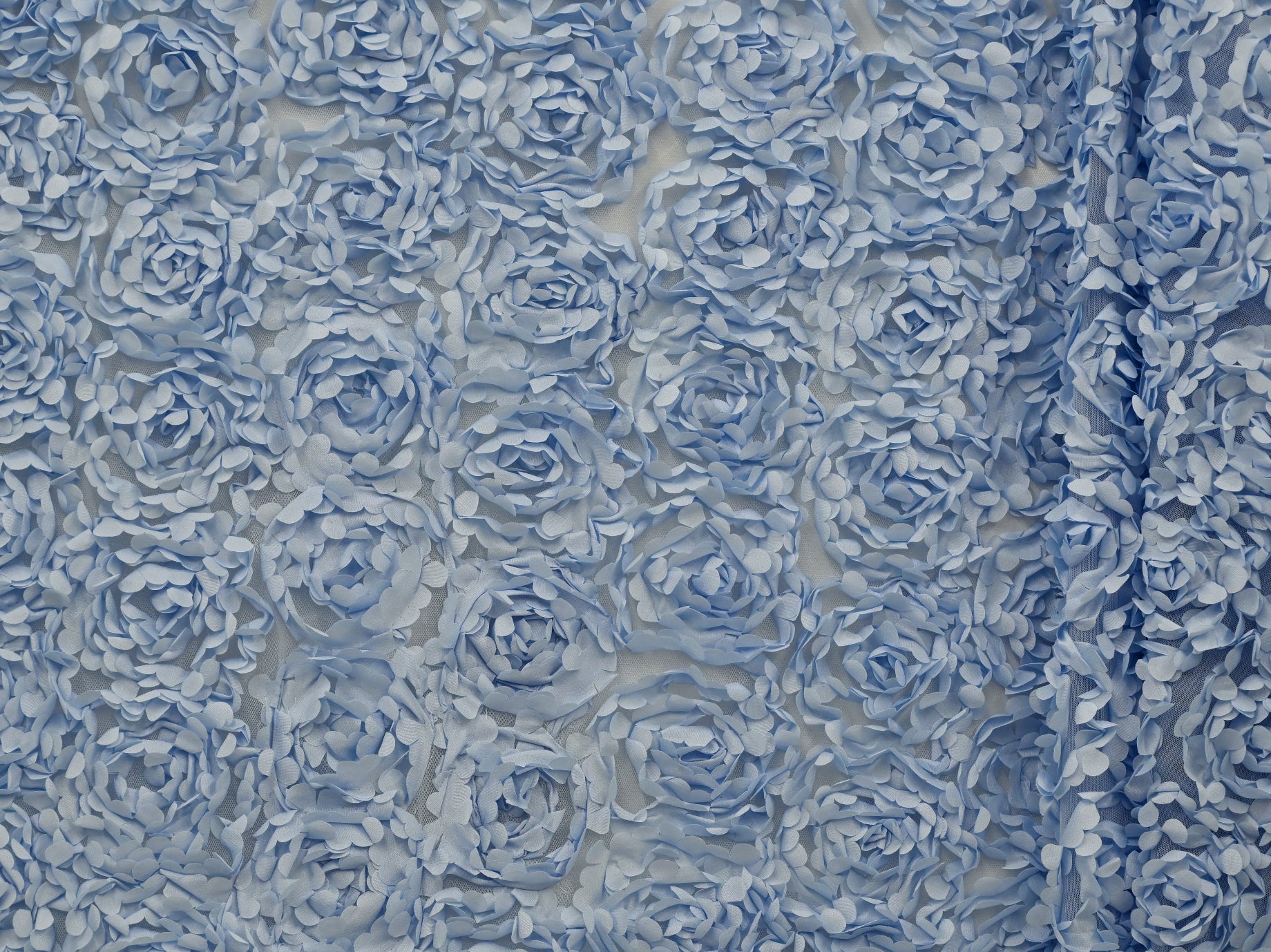 130cm 3D Ribbon Flower Tulle BF798-4