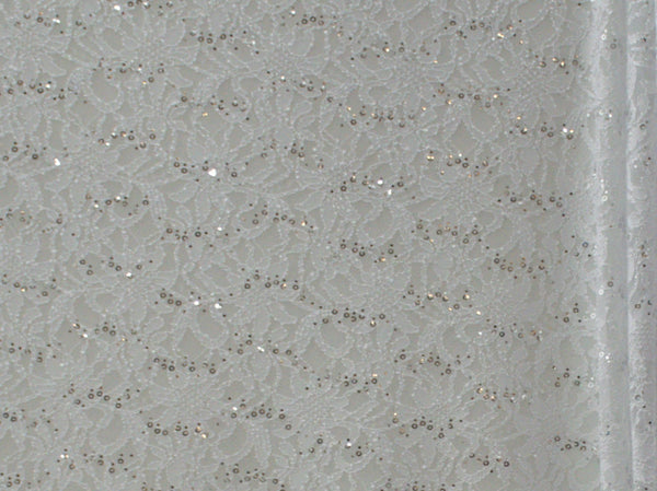 142-145cm Corded Nylon Sequins Lace DR1955-1