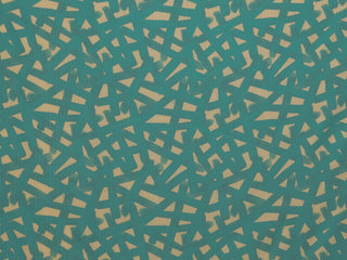 140cm Gold Lurex Printed Viscose DR2390-16