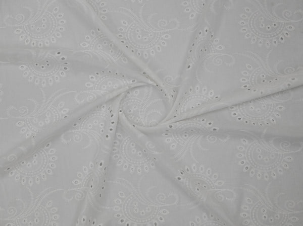 135cm 100% Cotton Embroidered Anglaise DR2459-2