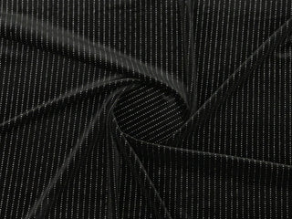 150cm K/Glitter Stripe Stretch Velvet DR2460-1