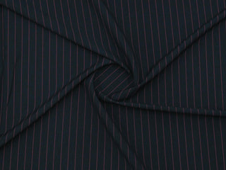 150cm Poly Rayon Stripe Span blue Suiting DR2490-11