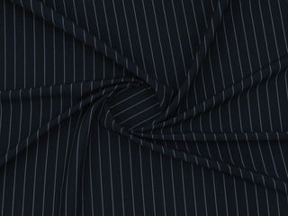 150cm Poly Rayon Stripe Span Suiting blue DR2490-9