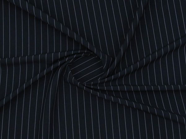 150cm Poly Rayon Stripe Span Suiting blue DR2490-9