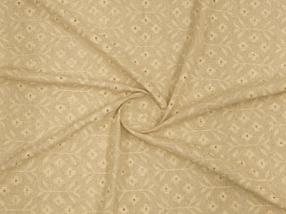 125cm Embroidered Poly Viscose Linen DR2505-2