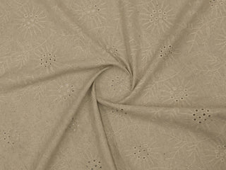 125cm Embroidered Poly Viscose Linen DR2506-2