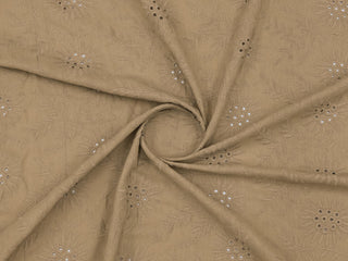 125cm Embroidered Poly Viscose Linen DR2506-3