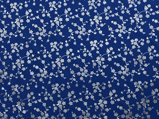 150cm Foil Flower Print Duchess Satin DR2567-13