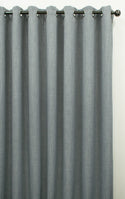 270X250cm The Gris Woven Blockout Eyelet Curtain