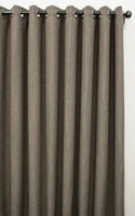 270X250cm The Gris Woven Blockout Eyelet Curtain