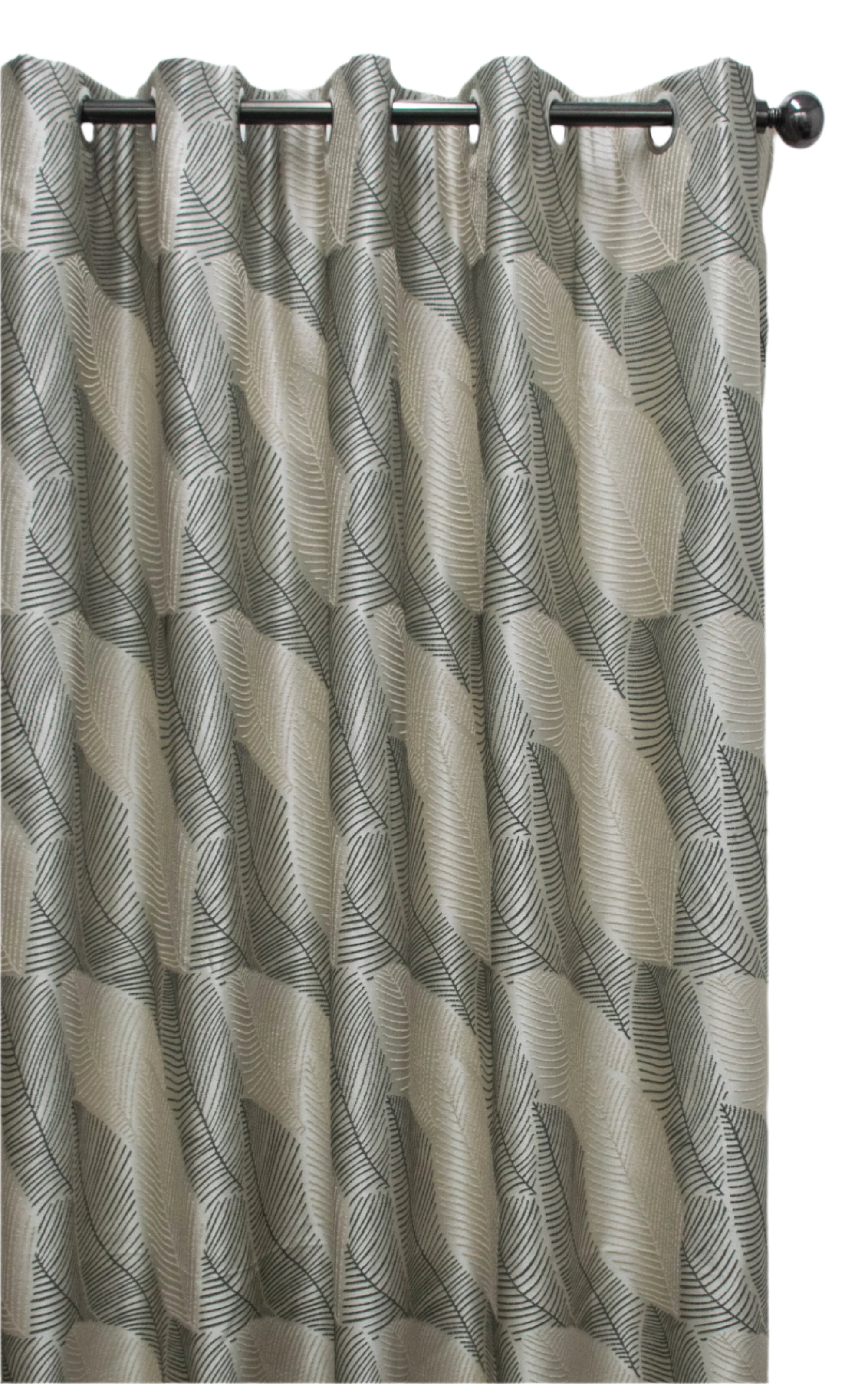 230x250cm Creme Da La Eyelet Curtain  EC1274A