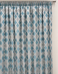 280X220cm Diamond Hues Taped Lined Curtain