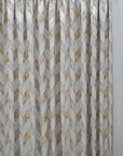 280X220cm Polygon Palladium Taped Lined Curtain