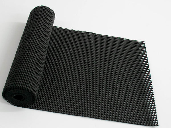30X150cm Plain Anti Slip Mat Black