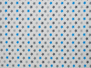 240cm 4F Printed Big Stars Poly Cotton SH308-1