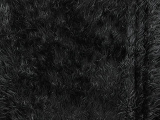 145cm Shaggy Fur Upholstery Black UP766-4