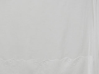 270cm Plain Scalloped Voile VS023-1