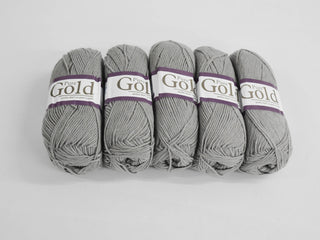 100G 5Pc Pure Gold Dk Silver