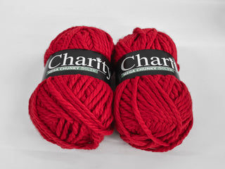 300G 2Pc Mega Chunky Solid Cherry Red