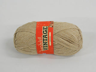 100G Family Knit Vintage Chunky Champagne Beige