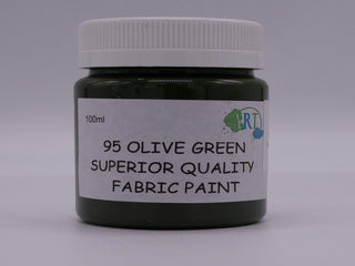 100Ml Fabric Paint Olive Green