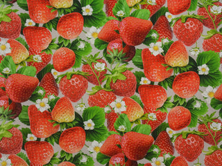 150cm Strawberry Curtaining CU1293-2