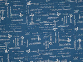 150cm 100% Printed Cotton Canvas Curtaining CU1297-17