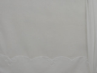 260cm Frosted Scalloped Voile CU968 Cl-1