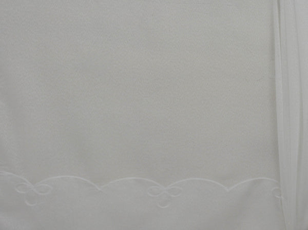 260cm Frosted Scalloped Voile CU968 Cl-1